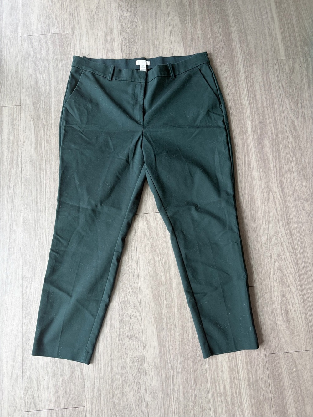 H&M Women’s Dark Green Chinos